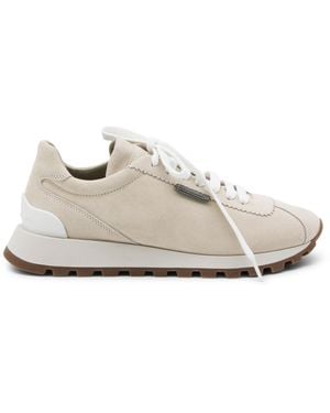 Brunello Cucinelli Trainers Light And Natural - White