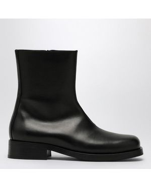 Our Legacy Leather Ankle Boot - Black
