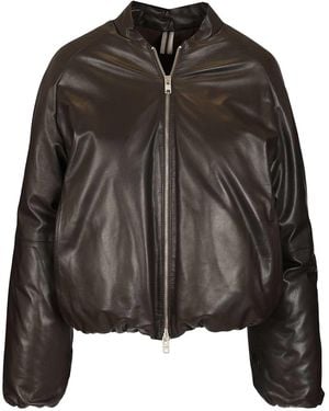 DFOUR® Padded Bomber Jacket Jackets - Black