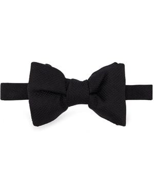 Tom Ford Silk Bowtie - Black