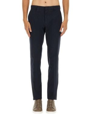 ZEGNA Premium Cotton Trousers - Blue