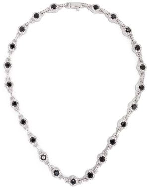 DARKAI Silver Black Necklaces - Metallic