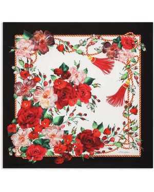 Dolce & Gabbana Printed Scarf - Red