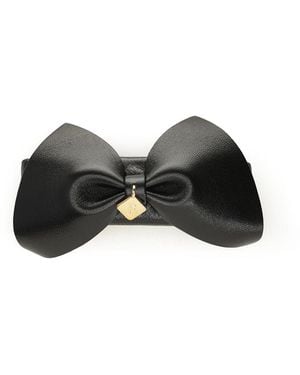 Ferragamo Bow Hair Clip - Black