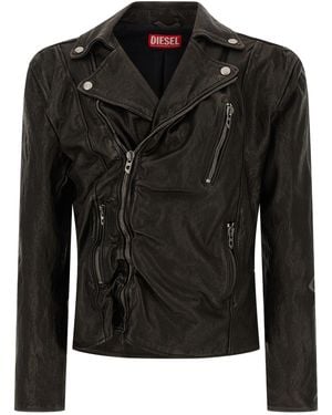 DIESEL L-Uncan Puffer Jackets - Black