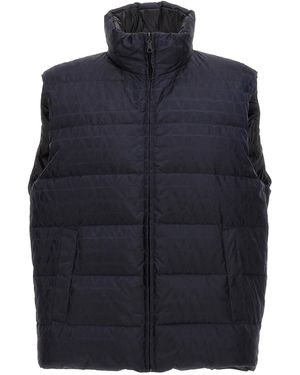 Valentino Garavani Toile Iconographe Gilet - Blue