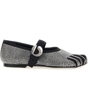 Coperni 'Five-Toe' Ballet Flats - White
