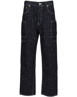 KENZO Weave Jeans - Blue