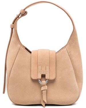 Hogan Leather Crossbody Bag - Natural