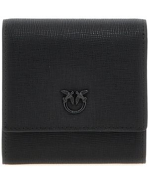 Pinko Flap Portafogli Nero-Donna