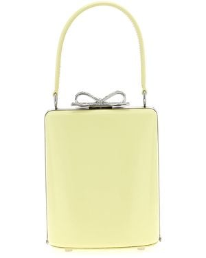 Self-Portrait Leather Bag Hand Bags - Yellow