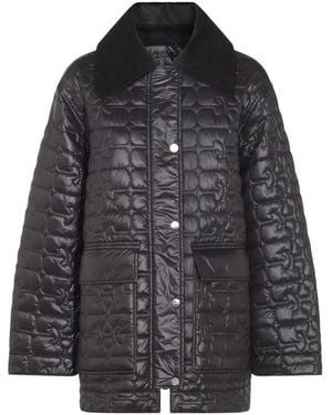Ganni Coats Phantom-Donna - Nero