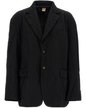 Comme des Garçons Deconstructed Blazer - Black