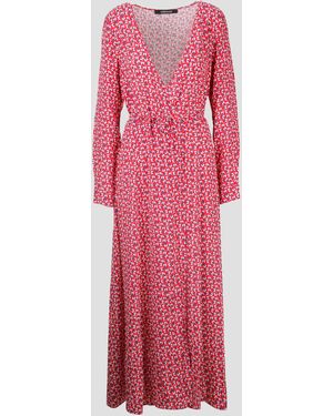 ANDAMANE Floral wrap dress - Rosa