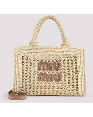 Miu Miu Handbag Nude & Neutrals - Metallic