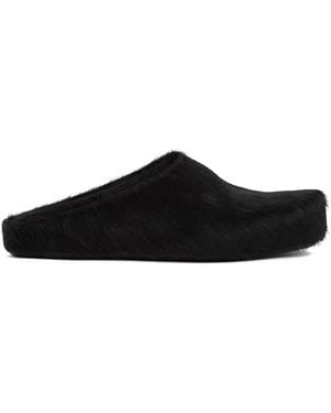 Marni Fussbett Sabot Mules-Uomo - Nero