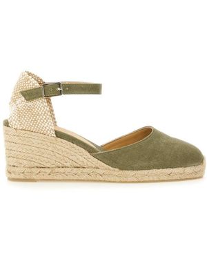Castañer Espadrille "Carol" With Wedge-Donna - Metallizzato
