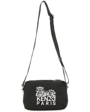 KENZO " Happy Tiger" Shoulder Bag - Black
