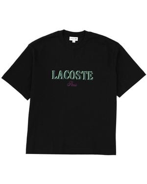 Lacoste T-Shirt With Graphics - Black
