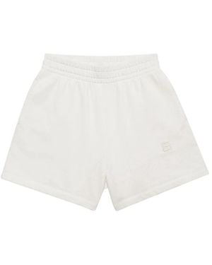 Anine Bing Cotton Shorts - White