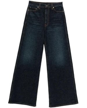 KHAITE Dane Wide-leg Jeans - Blue