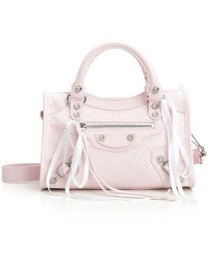 Balenciaga Le City Mini Handbags Rose - Pink