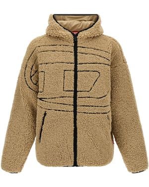 DIESEL S-Zat Sweat-Shirt Puffer Jackets - Natural