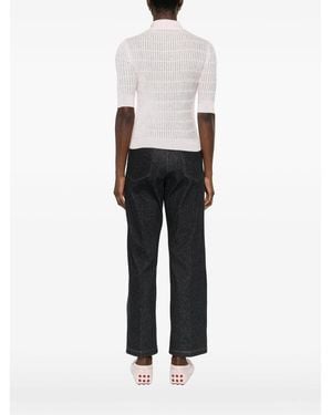 Max Mara Sweaters Pink - White