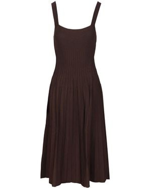STAUD Ellison Dresses - Brown