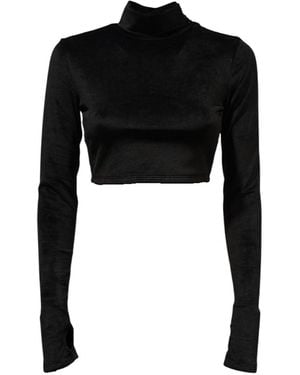 Gcds Velvet Top - Black