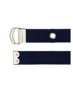Dolce & Gabbana Belt With Logo-Uomo - Blu