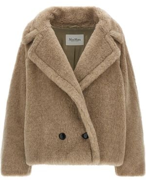 Max Mara Mxmcambusa Coats And Trench Coats - Brown