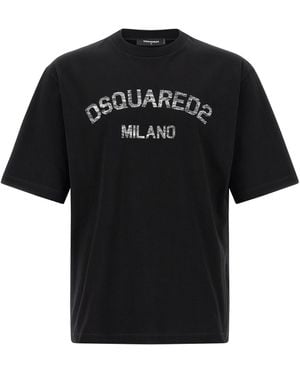DSquared² Faded Milano T-Shirt - Black