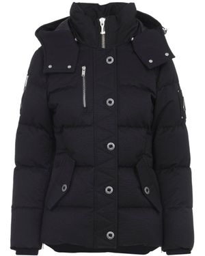 Moose Knuckles Cotton 3Q Lds Jacket-Donna - Nero