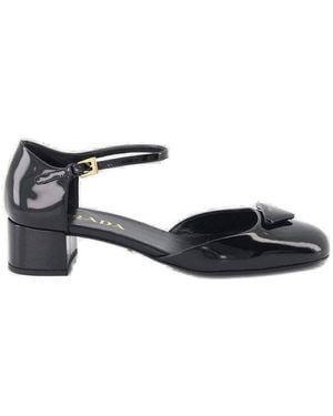 Prada Leather Pumps - White