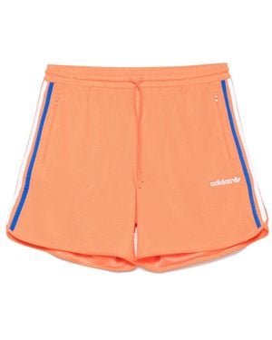 adidas Leather Shorts - Orange