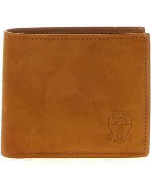 Brunello Cucinelli Nubuck Wallet Wallets And Card Holders - Brown