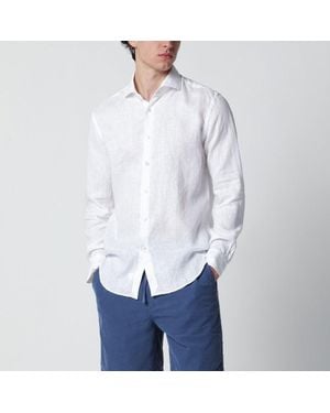 Xacus Tailor Fit Linen Shirt - White