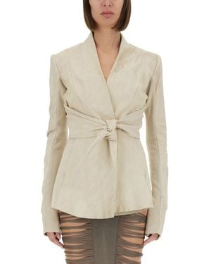 Rick Owens Structured Sleeveless Jacket in Black | Lyst