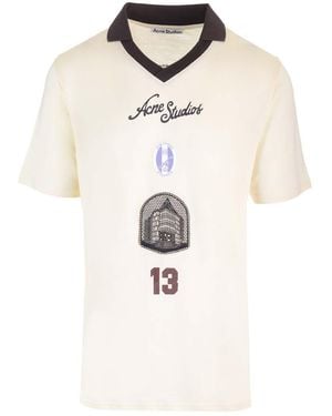 Acne Studios Bl0382 Aef-Ivory T-Shirt - Natural