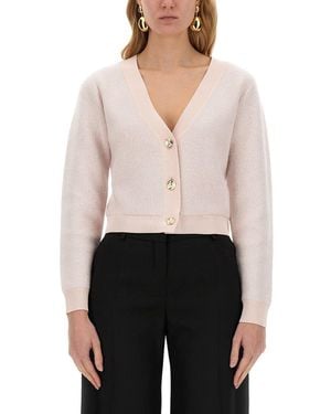 Nina Ricci Mohair Cardigan-Donna - Bianco