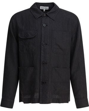 Alex Mill Linen Work Jacket Jackets Black
