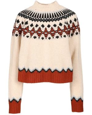 Alanui Sweet Winter Knitwear White
