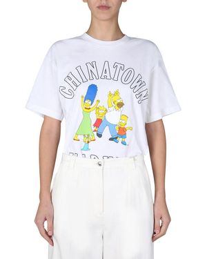 CHINATOWN MARKET X THE SIMPSONS "family Simpson" T-shirt - White