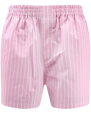 Balenciaga Cotton Boxer Shorts - Pink