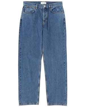 Marine Serre "Moon Waxed" Jeans-Uomo - Blu