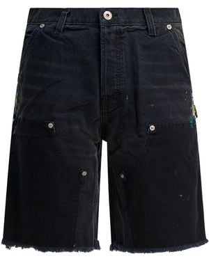 GALLERY DEPT. Denim Shorts Nero-Uomo - Blu