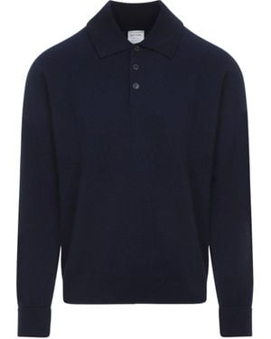 Paul Smith Ls Cashmere Polo-Uomo - Blu