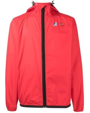 COMME DES GARÇONS PLAY Giacche Nylon-Uomo - Rosso