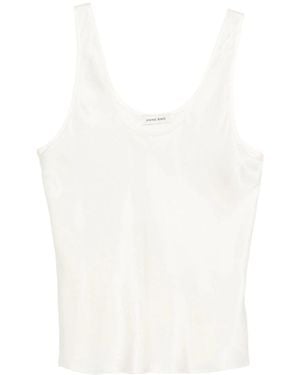 Anine Bing Silk Tops - White
